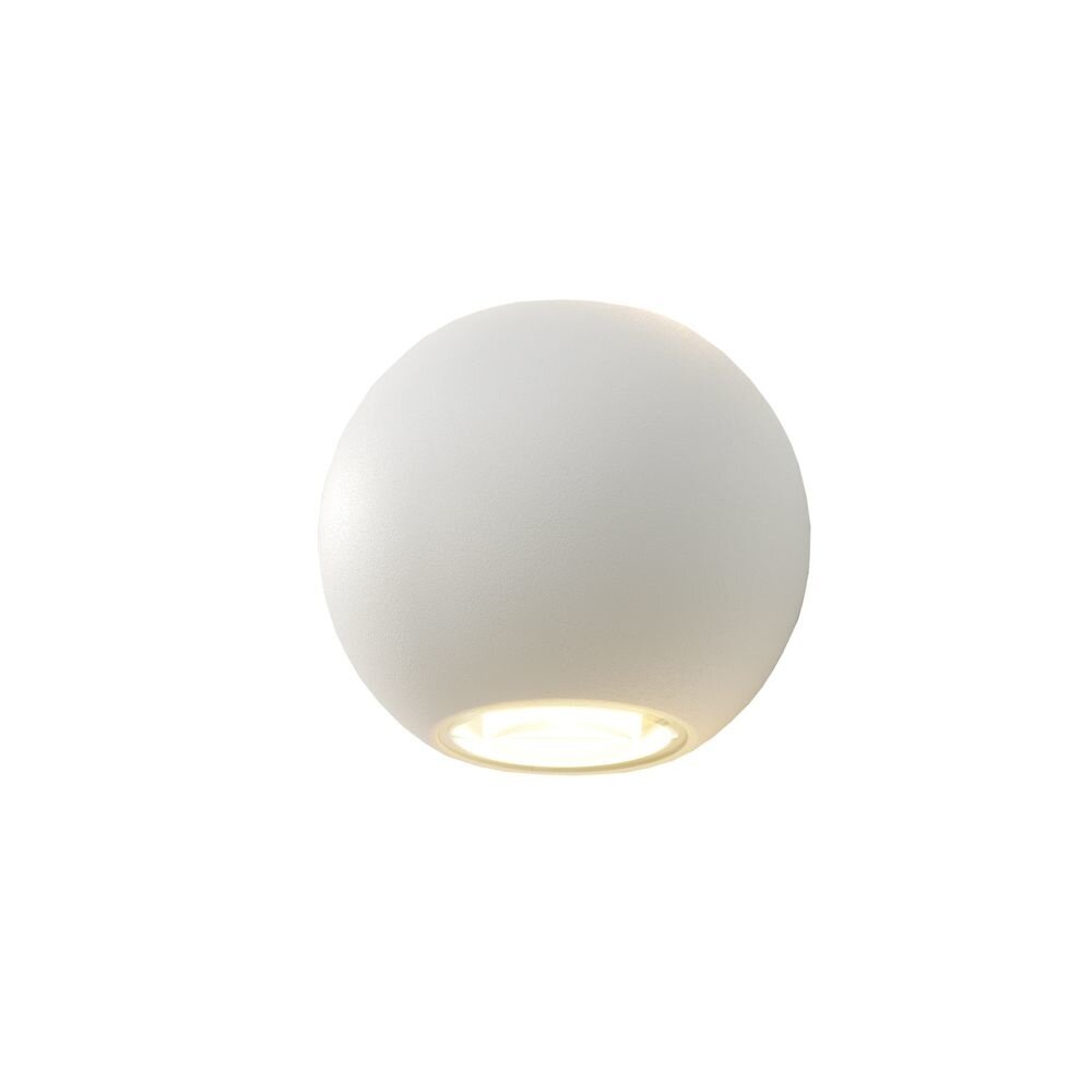 Artdelight Wandleuchte Denver Ø 10 cm weiß