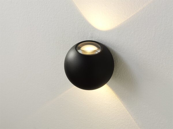 Artdelight Wandleuchte Denver Ø 10 cm schwarz Artdelight Wandleuchte Denver Ø 10 cm schwarz