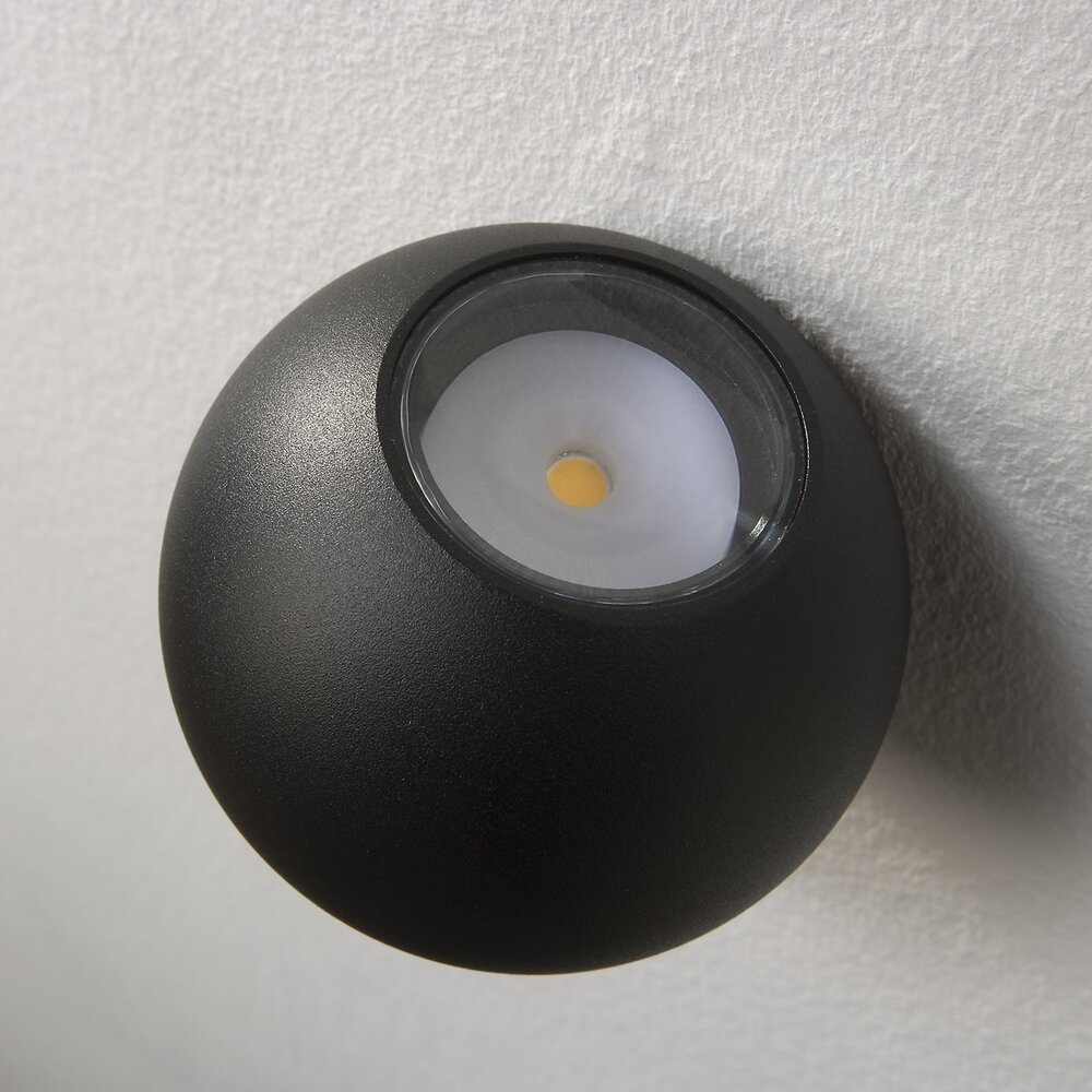 Artdelight Wandleuchte Denver Ø 10 cm schwarz Artdelight Wandleuchte Denver Ø 10 cm schwarz