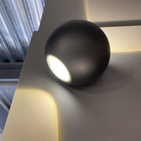 Artdelight Wandleuchte Denver Ø 10 cm schwarz Artdelight Wandleuchte Denver Ø 10 cm schwarz