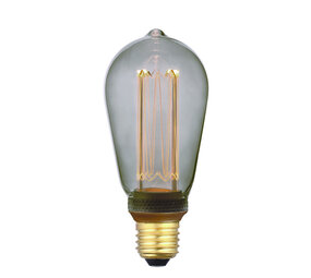 Freelight Lampe LED ST64 5W 100 LM 1800K 3 Stufen DIM Smoke Freelight Lampe LED ST64 5W 100 LM 1800K 3 Stufen DIM Smoke