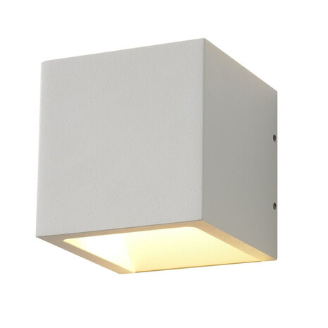 Artdelight Wandleuchte Cube 10x10 cm weiß Artdelight Wandleuchte Cube 10x10 cm weiß