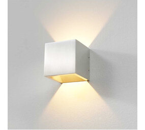 Artdelight Wandleuchte Cube 10x10 cm Aluminium Artdelight Wandleuchte Cube 10x10 cm Aluminium