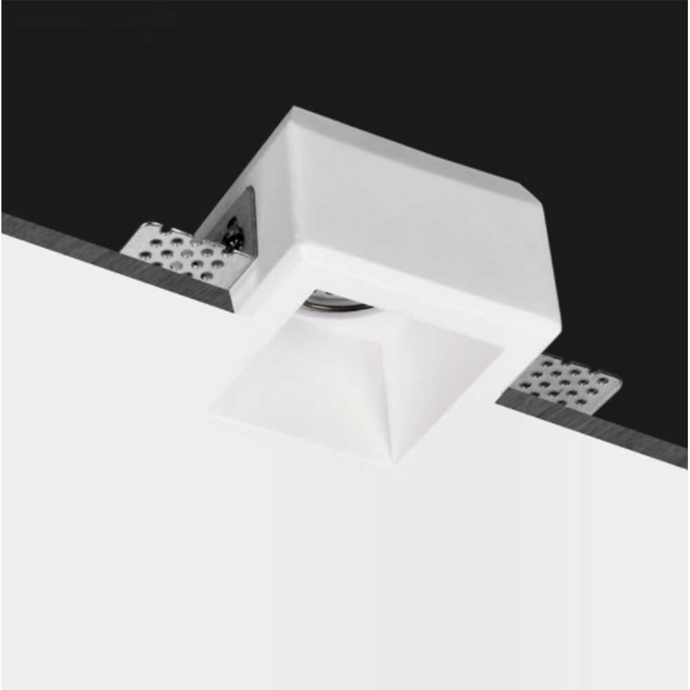 Artdelight Einbaustrahler Boda 1 Licht quadratisch Trimless Putz Artdelight Einbaustrahler Boda 1 Licht quadratisch Trimless Putz