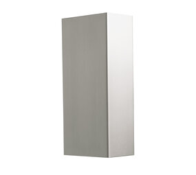 Masterlight Metallico Wandleuchte H 22 cm B 10 cm Chrom matt Masterlight Metallico Wandleuchte H 22 cm B 10 cm Chrom matt