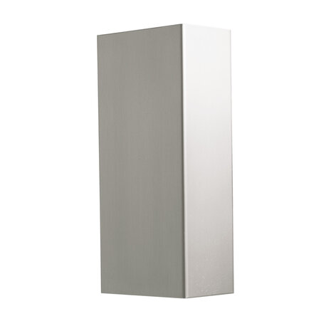 Masterlight Metallico Wandleuchte H 22 cm B 10 cm Chrom matt Masterlight Metallico Wandleuchte H 22 cm B 10 cm Chrom matt