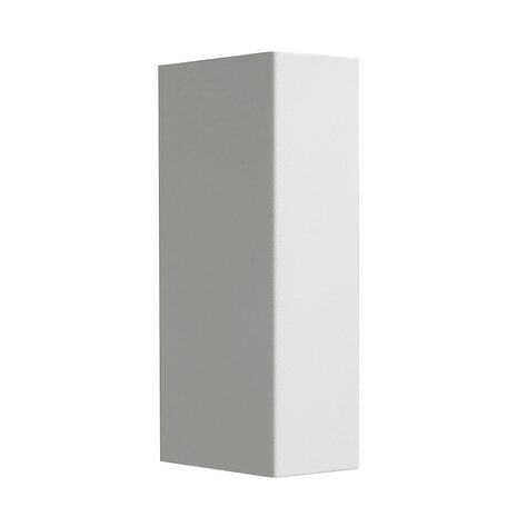 Masterlight Metallico Wandleuchte H 22 cm B 10 cm weiß Masterlight Metallico Wandleuchte H 22 cm B 10 cm weiß