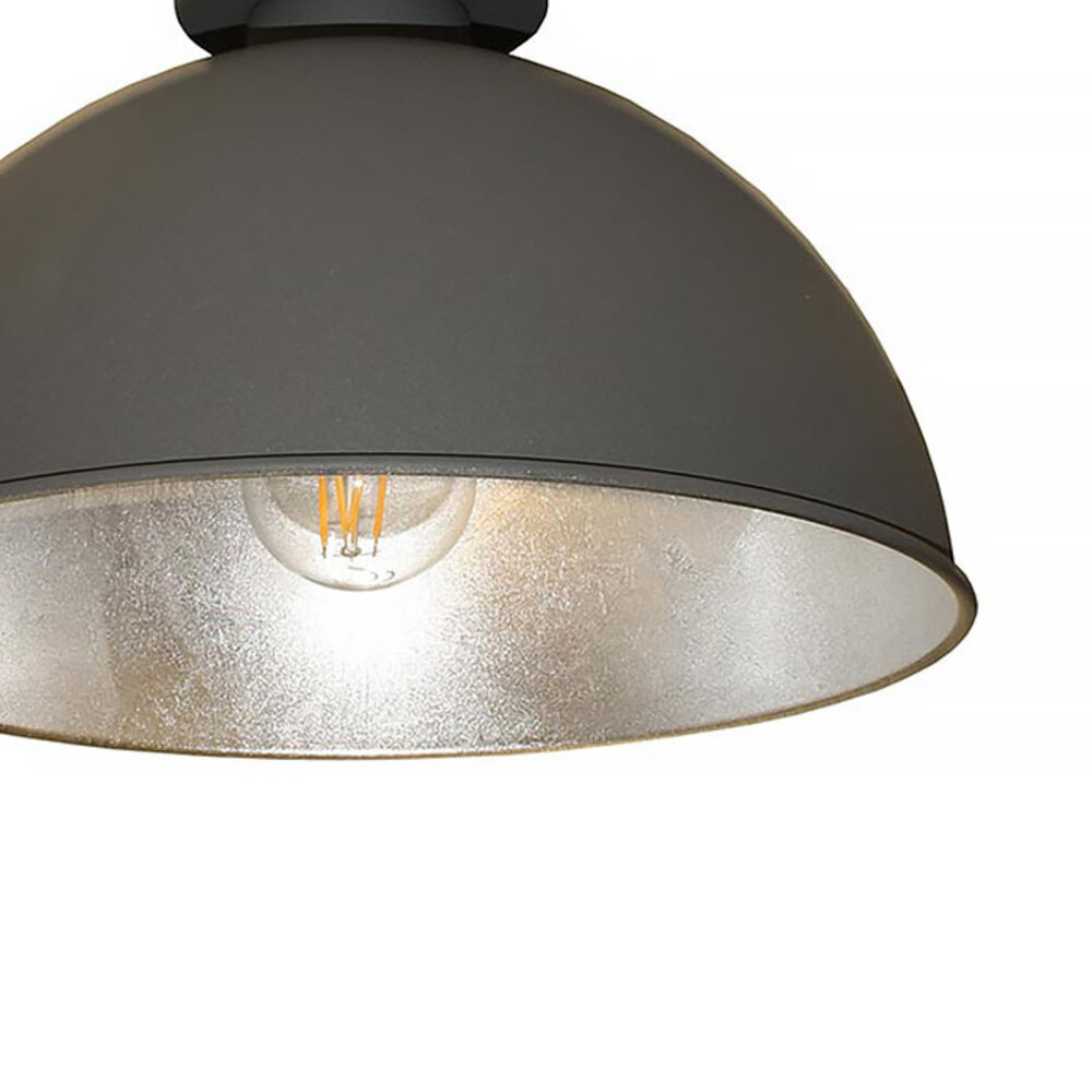 Artdelight Deckenleuchte Curve Ø 31 cm grau-silber Artdelight Deckenleuchte Curve Ø 31 cm grau-silber