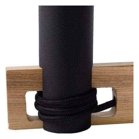 Lucide TANNER - Tischleuchte - 1xE27 - Helles Holz