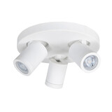 Highlight Spot Oliver 3-Licht rund Bad IP44 weiß Highlight Spot Oliver 3-Licht rund Bad IP44 weiß