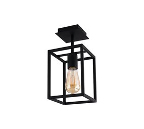 Nowodvorski Deckenleuchte Crate H 30,5 cm B 15 cm schwarz