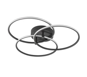 Highlight Circles Deckenleuchte Ø 49 cm schwarz Highlight Circles Deckenleuchte Ø 49 cm schwarz
