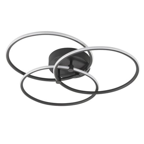 Highlight Circles Deckenleuchte Ø 49 cm schwarz Highlight Circles Deckenleuchte Ø 49 cm schwarz