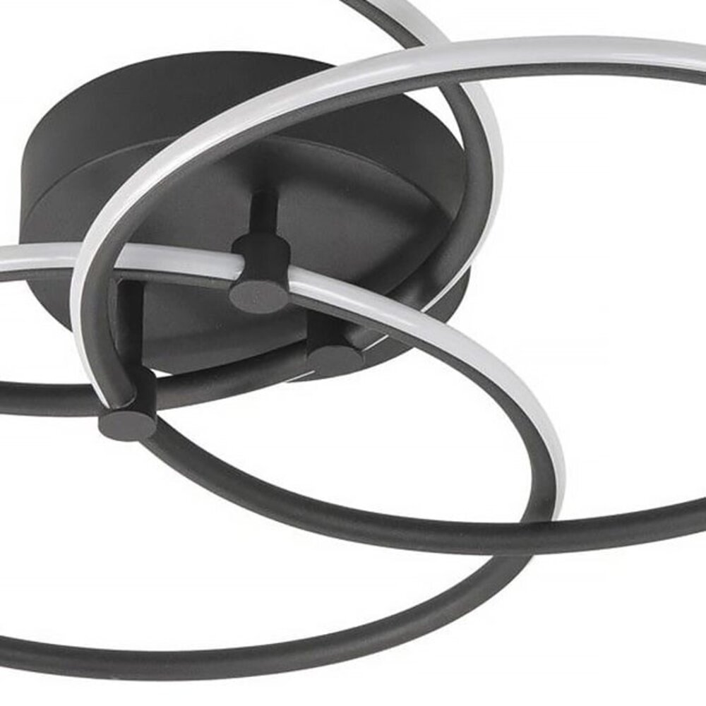 Highlight Circles Deckenleuchte Ø 49 cm schwarz Highlight Circles Deckenleuchte Ø 49 cm schwarz