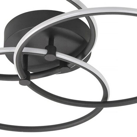 Highlight Circles Deckenleuchte Ø 49 cm schwarz Highlight Circles Deckenleuchte Ø 49 cm schwarz
