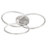 Highlight Circles Deckenleuchte Ø 49 cm Chrom matt Highlight Circles Deckenleuchte Ø 49 cm Chrom matt