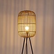 Freelight Stehleuchte Treccia 3 Bein Rattan H 139 cm beige schwarz Freelight Stehleuchte Treccia 3 Bein Rattan H 139 cm beige schwarz