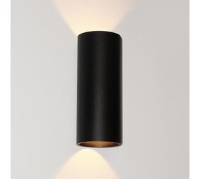 Artdelight Wandleuchte Brody 2 Licht H 18 cm schwarz Artdelight Wandleuchte Brody 2 Licht H 18 cm schwarz