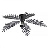 Deckenleuchte Palm 5 Flügel Ø 60 cm schwarz Deckenleuchte Palm 5 Flügel Ø 60 cm schwarz