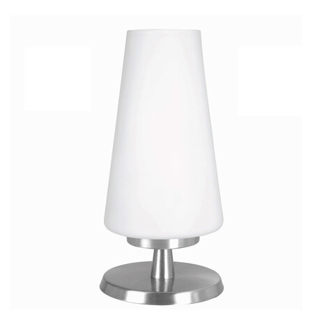 Highlight Tischleuchte Chloé touch H 21 cm Ø 10 cm Chrom matt Highlight Tischleuchte Chloé touch H 21 cm Ø 10 cm Chrom matt