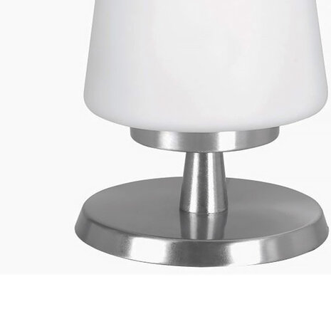 Highlight Tischleuchte Chloé touch H 21 cm Ø 10 cm Chrom matt Highlight Tischleuchte Chloé touch H 21 cm Ø 10 cm Chrom matt