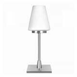 Highlight Tischleuchte Oscar touch H 27 cm Ø 10 cm Chrom matt