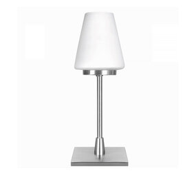 Highlight Tischleuchte Oscar touch H 27 cm Ø 10 cm Chrom matt Highlight Tischleuchte Oscar touch H 27 cm Ø 10 cm Chrom matt