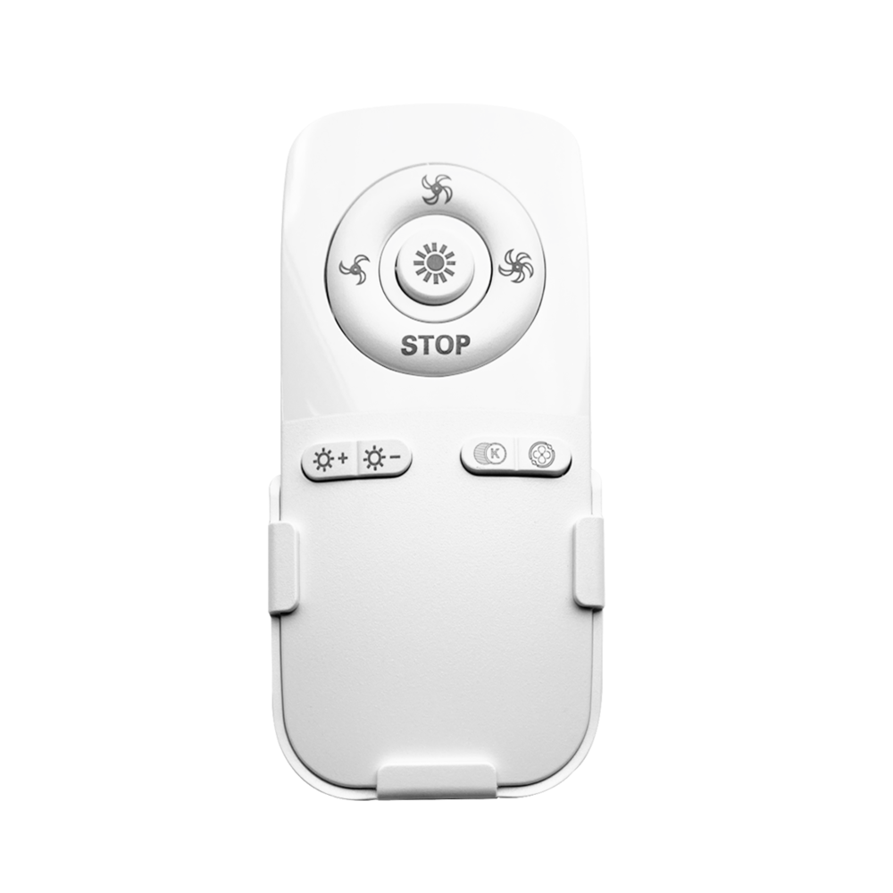 Expo Trading Deckenventilator Nr. 5 Ø 40 cm Anthrazit-gerandetes Kristall