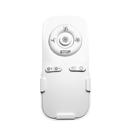 Expo Trading Deckenventilator Nr. 5 Ø 40 cm Anthrazit-gerandetes Kristall