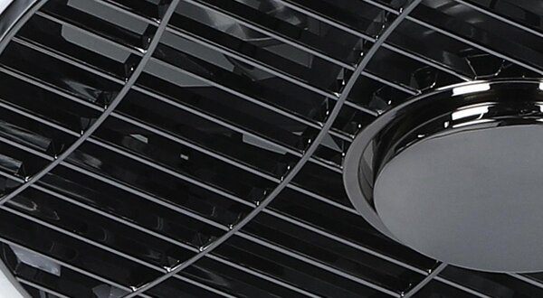 Expo Trading Deckenventilator Nr. 5 Ø 40 cm Anthrazit-Kante weiß