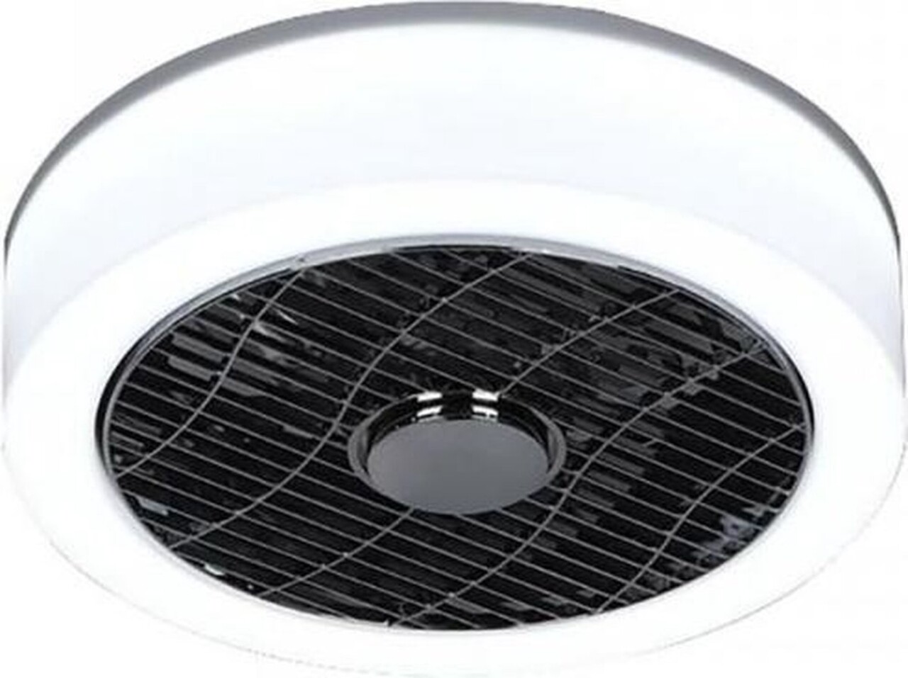 Expo Trading Deckenventilator Nr. 5 Ø 40 cm Anthrazit-Kante weiß