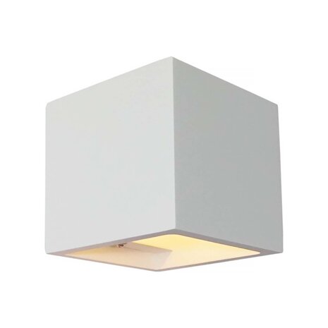 Artdelight Wandleuchte Gips 11,5 x 11,5 cm Gips exkl. G9 weiß Artdelight Wandleuchte Gips 11,5 x 11,5 cm Gips exkl. G9 weiß