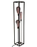 Stehleuchte Palco 161x28 cm schwarz