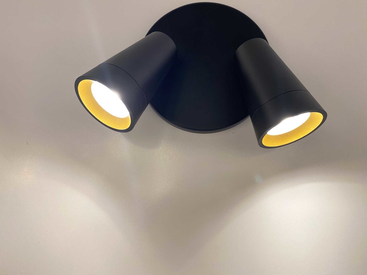 Highlight Spot Petunia 3-Licht rund Ø 25 cm schwarz gold Highlight Spot Petunia 3-Licht rund Ø 25 cm schwarz gold