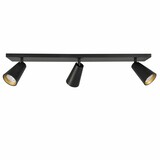 Highlight Spot Petunia 3-Leuchtbalken 65 cm schwarz gold Highlight Spot Petunia 3-Leuchtbalken 65 cm schwarz gold