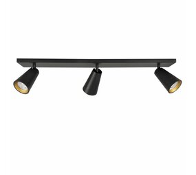 Highlight Spot Petunia 3-Leuchtbalken 65 cm schwarz gold Highlight Spot Petunia 3-Leuchtbalken 65 cm schwarz gold