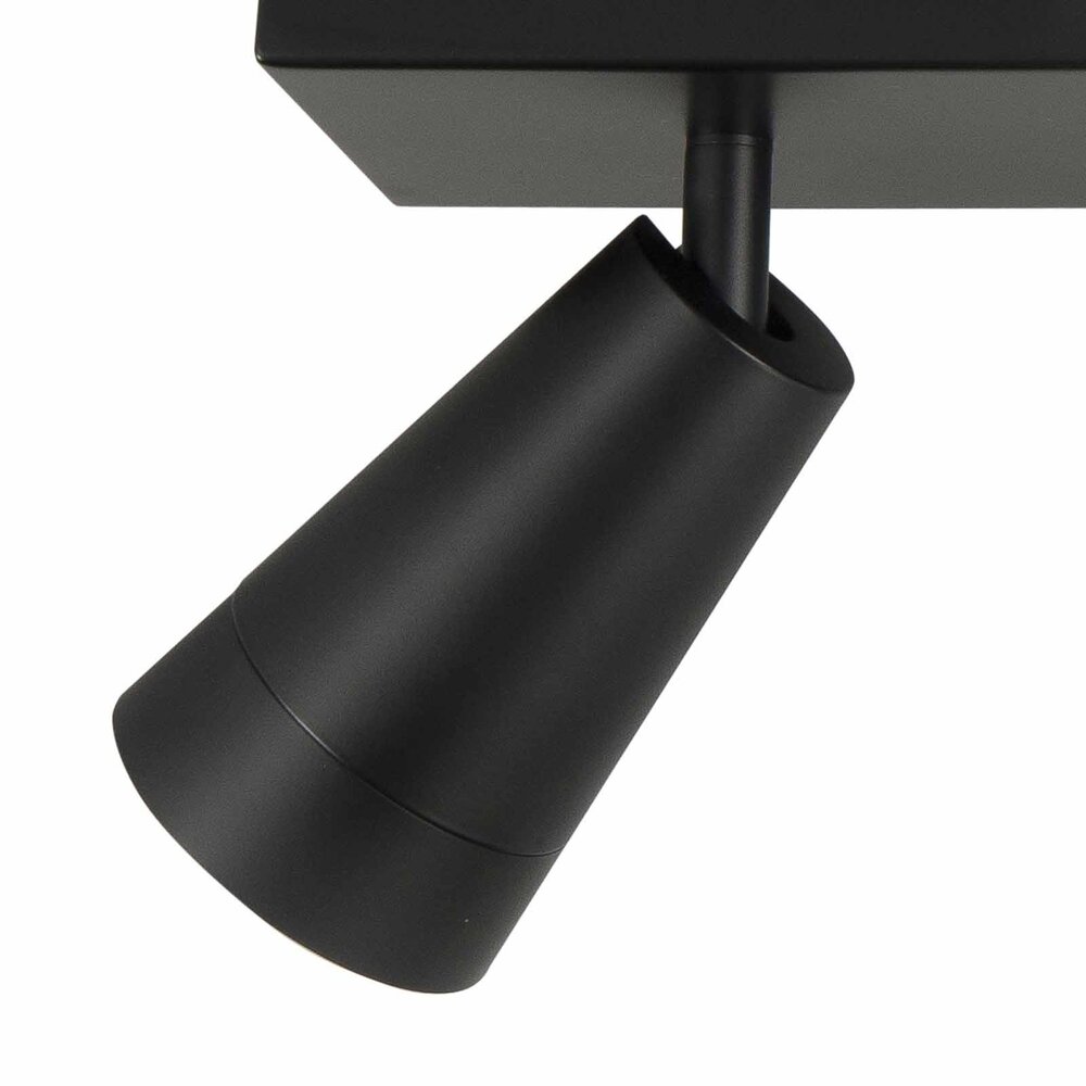 Highlight Spot Petunia 3-Leuchtbalken 65 cm schwarz gold