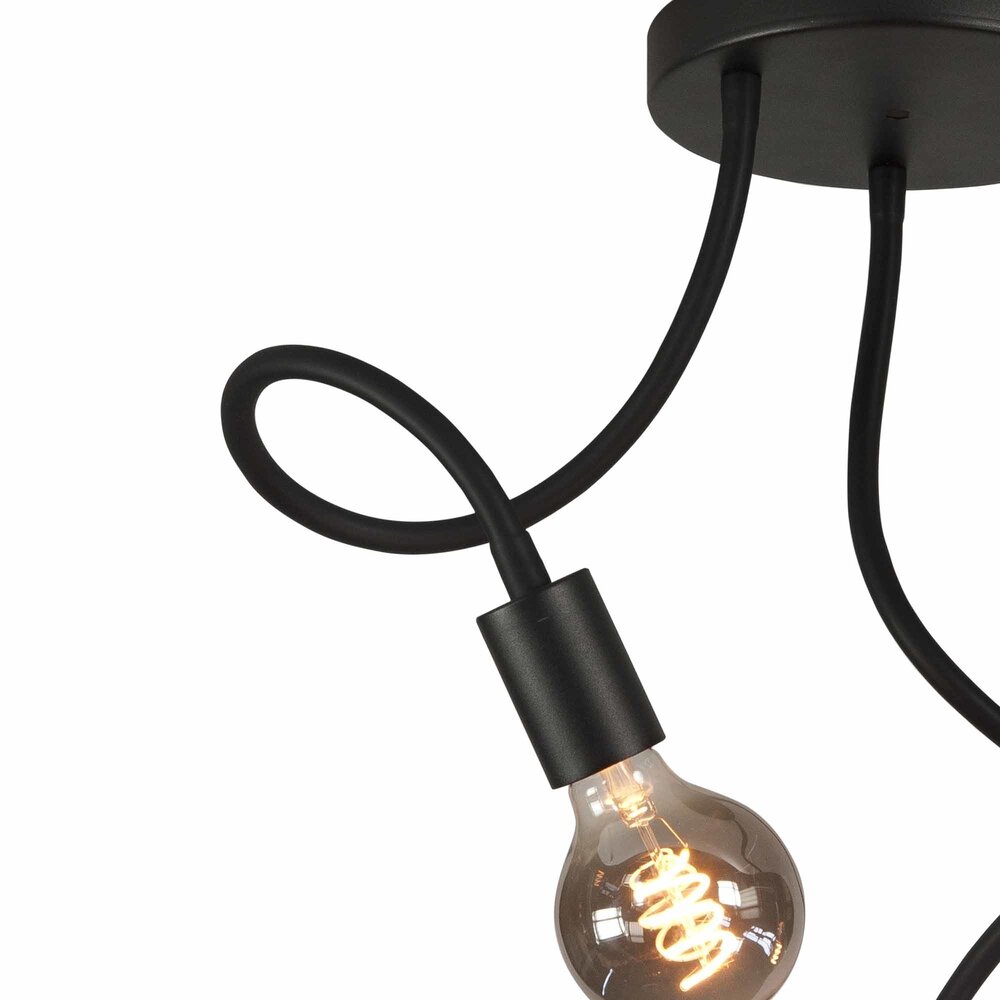 Highlight Deckenleuchte Flex 3 Licht 50 cm E27 schwarz Highlight Deckenleuchte Flex 3 Licht 50 cm E27 schwarz