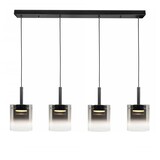 Highlight Hängeleuchte Salerno 4-Licht gerade 110 cm schwarz Highlight Hängeleuchte Salerno 4-Licht gerade 110 cm schwarz