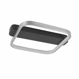 Highlight Deckenleuchte Ascona L 36 B 30 cm matt chrom-schwarz Highlight Deckenleuchte Ascona L 36 B 30 cm matt chrom-schwarz