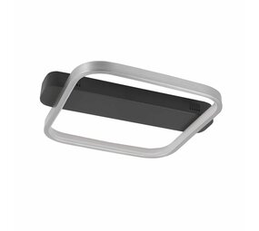 Highlight Deckenleuchte Ascona L 36 B 30 cm matt chrom-schwarz Highlight Deckenleuchte Ascona L 36 B 30 cm matt chrom-schwarz