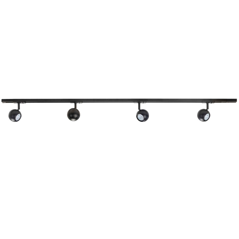 Highlight Trackline Schienensystem 150 cm + 4 Retroball Scheinwerfer schwarz Highlight Trackline Schienensystem 150 cm + 4 Retroball Scheinwerfer schwarz