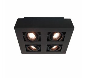Artdelight Spot Bosco 4-Licht L 25 cm B 25 cm schwarz Artdelight Spot Bosco 4-Licht L 25 cm B 25 cm schwarz