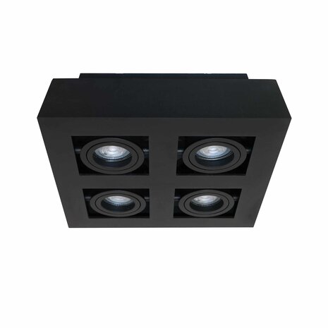 Artdelight Spot Bosco 4-Licht L 25 cm B 25 cm schwarz Artdelight Spot Bosco 4-Licht L 25 cm B 25 cm schwarz