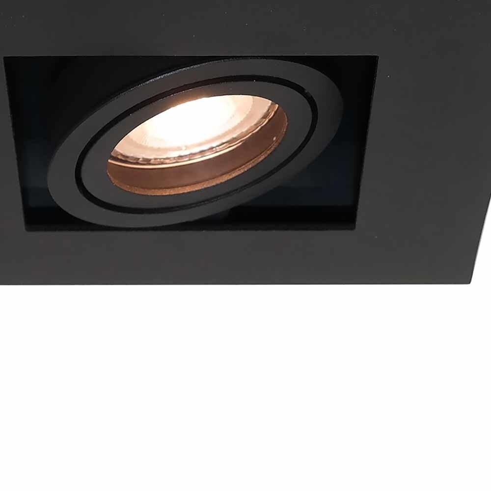 Artdelight Spot Bosco 4-Licht L 25 cm B 25 cm schwarz Artdelight Spot Bosco 4-Licht L 25 cm B 25 cm schwarz