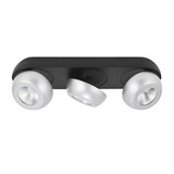 Highlight Spot Doblo 3-Licht L 39 cm Aluminium schwarz Highlight Spot Doblo 3-Licht L 39 cm Aluminium schwarz
