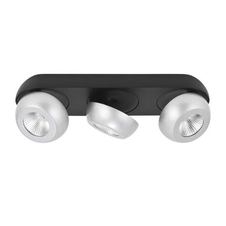 Highlight Spot Doblo 3-Licht L 39 cm Aluminium schwarz Highlight Spot Doblo 3-Licht L 39 cm Aluminium schwarz