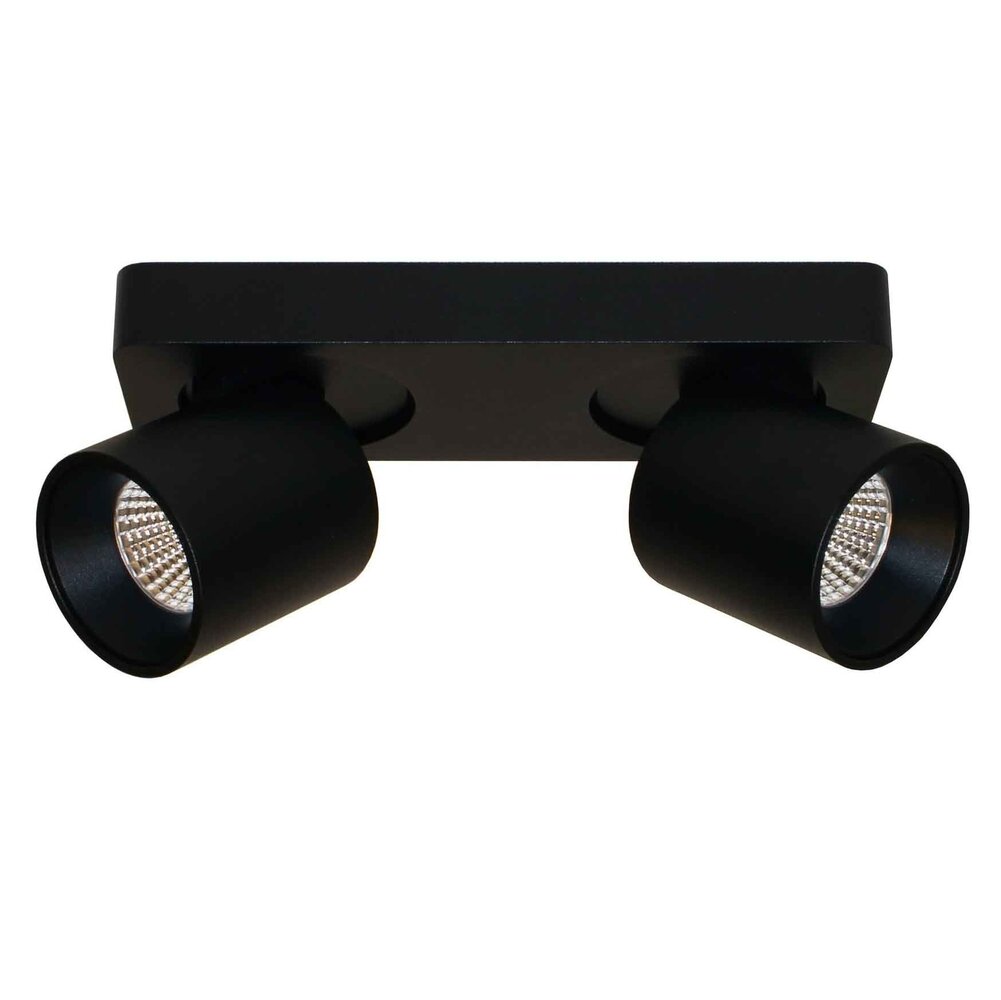 Artdelight Spot Laguna 2 Licht L 22 cm B 8,5 cm schwarz Artdelight Spot Laguna 2 Licht L 22 cm B 8,5 cm schwarz