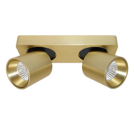 Artdelight Spot Laguna 2 Licht L 22 cm B 8,5 cm matt gold Artdelight Spot Laguna 2 Licht L 22 cm B 8,5 cm matt gold