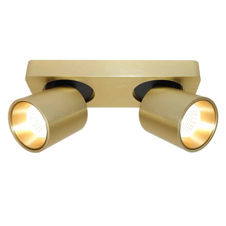 Artdelight Spot Laguna 2 Licht L 22 cm B 8,5 cm matt gold Artdelight Spot Laguna 2 Licht L 22 cm B 8,5 cm matt gold